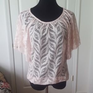 Cream Lace Blouse
